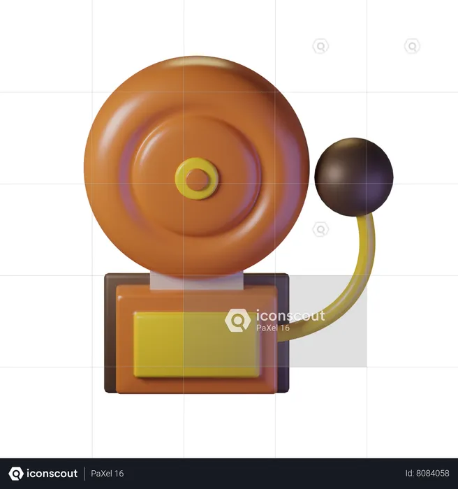 School Bell  3D Icon