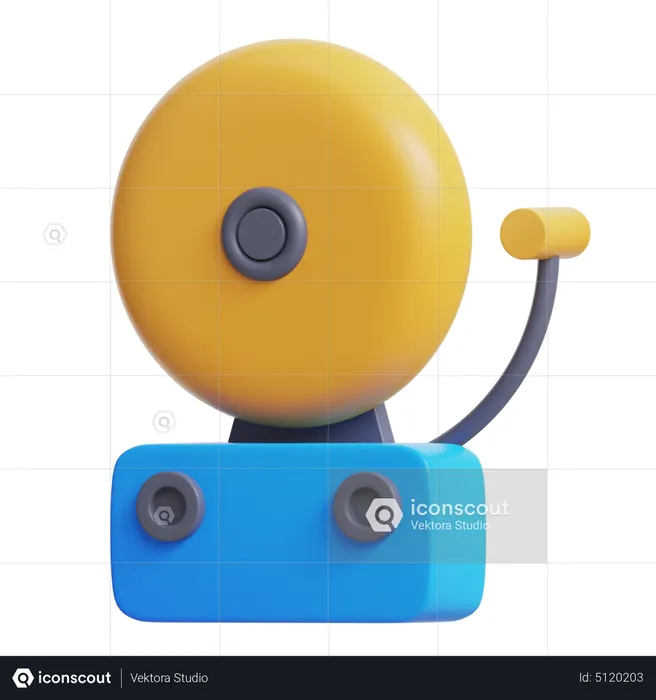 School Bell  3D Icon