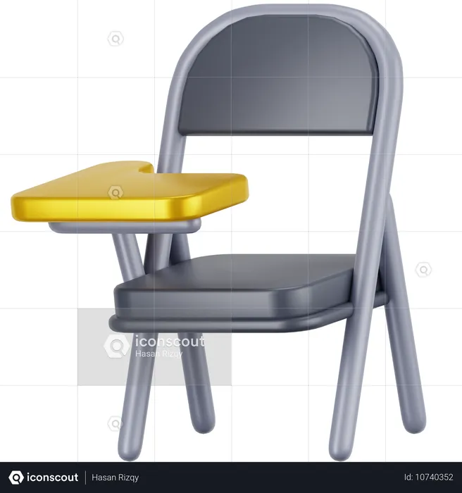 School desk  3D Icon