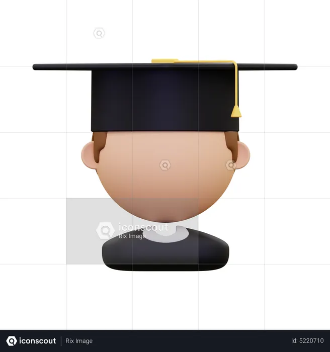 School Graduation  3D Icon