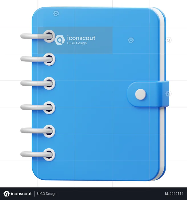 School Notebook  3D Icon