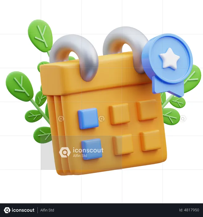 School Vacation  3D Icon