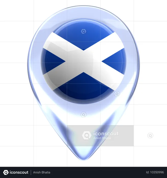 Schottland Flag 3D Icon