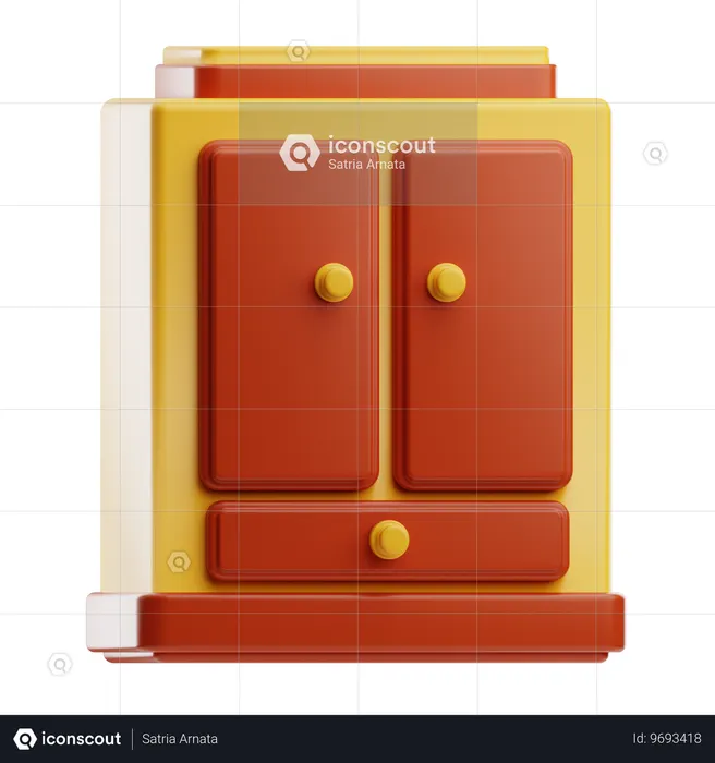 Schrank  3D Icon