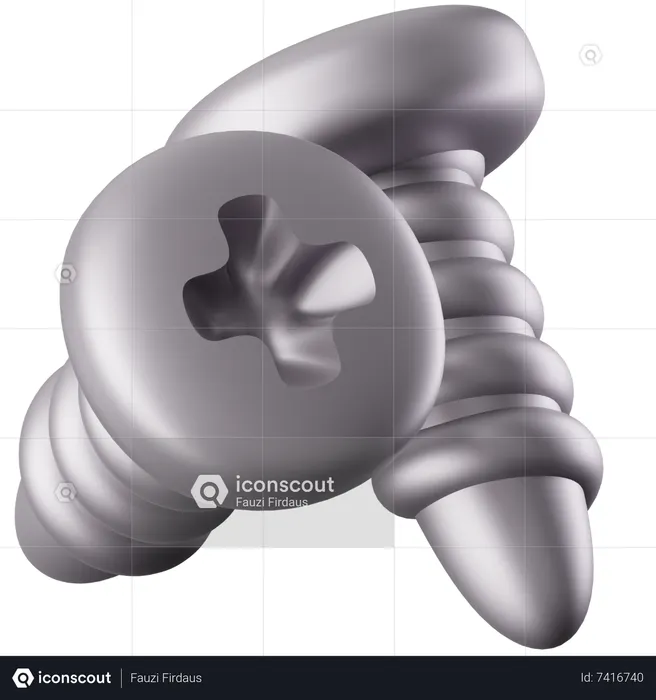 Schrauben  3D Icon