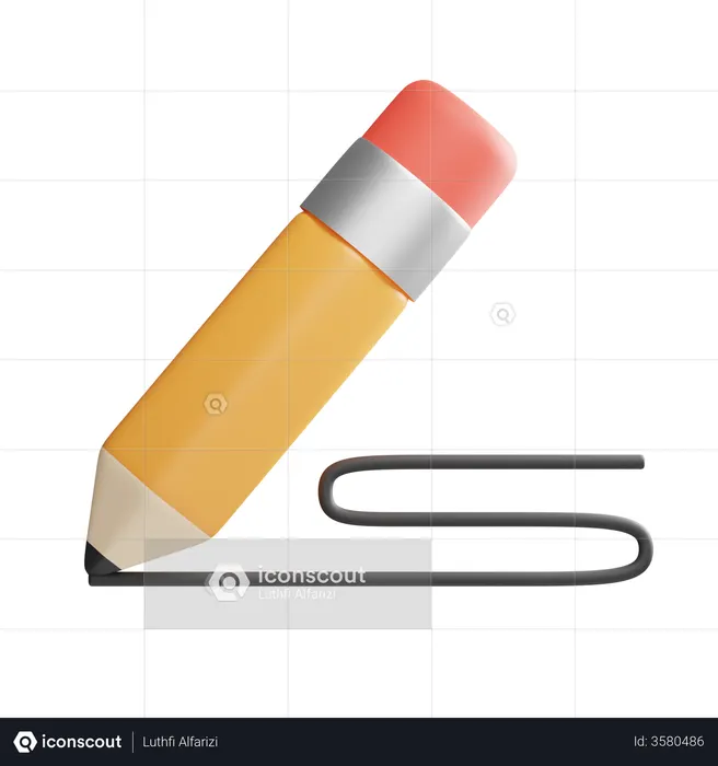 Schreiben  3D Icon