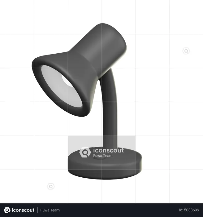 Schreibtischlampe  3D Icon