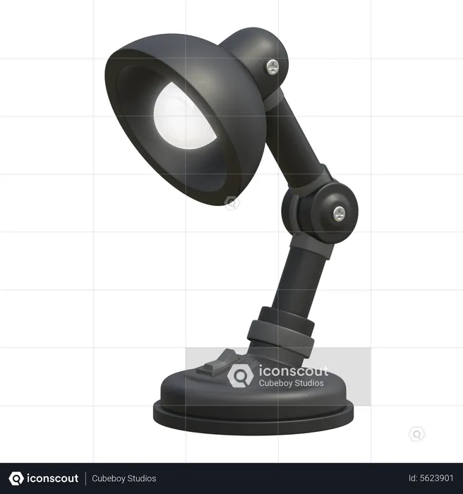 Schreibtischlampe  3D Icon