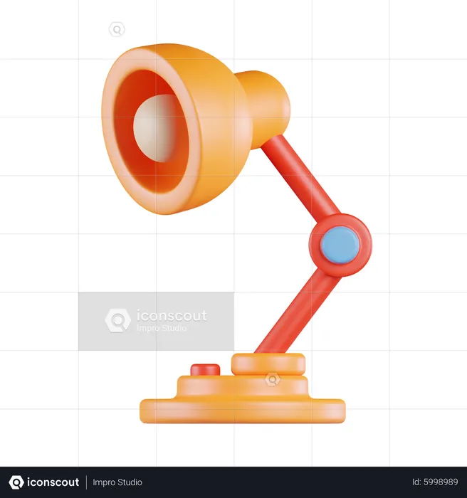 Schreibtischlampe  3D Icon