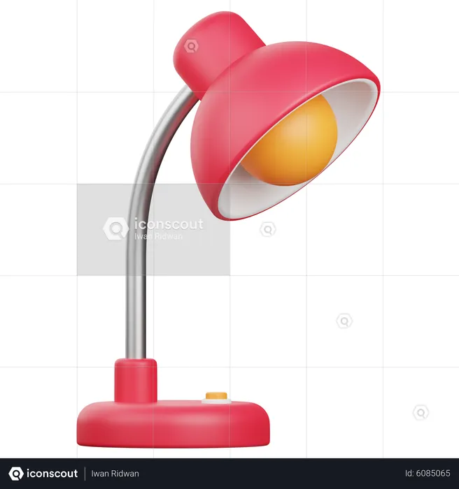 Schreibtischlampe  3D Icon