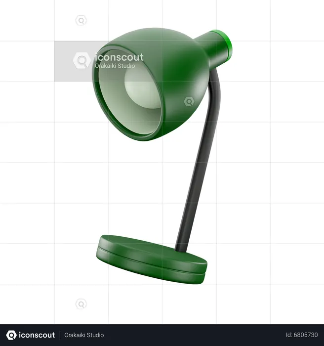 Schreibtischlampe  3D Icon