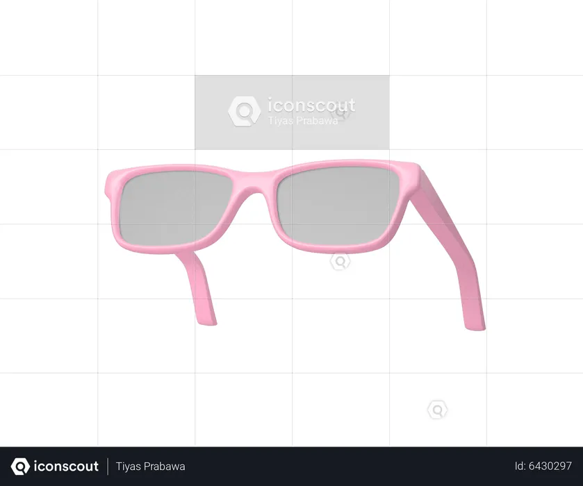 Brille  3D Icon