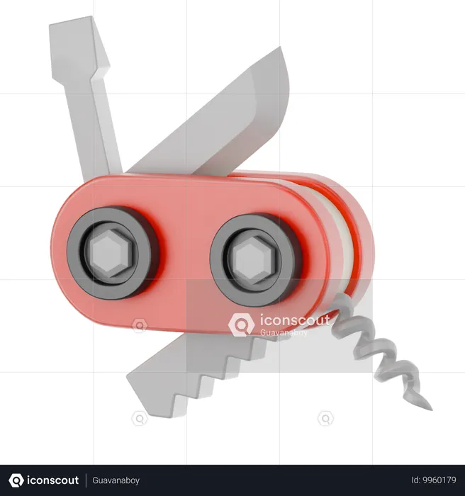 Schweizer Messer  3D Icon