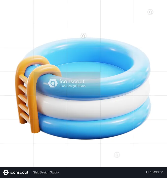 Schwimmbad  3D Icon