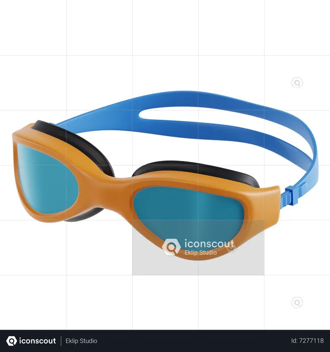 Taucherbrille  3D Icon