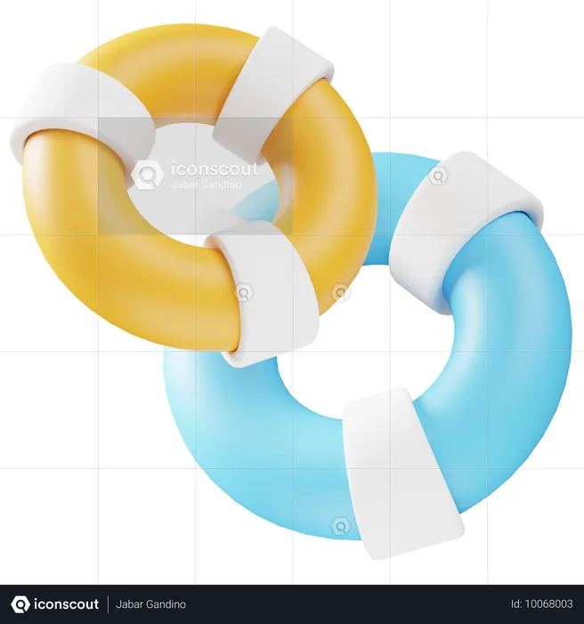 Schwimmring  3D Icon