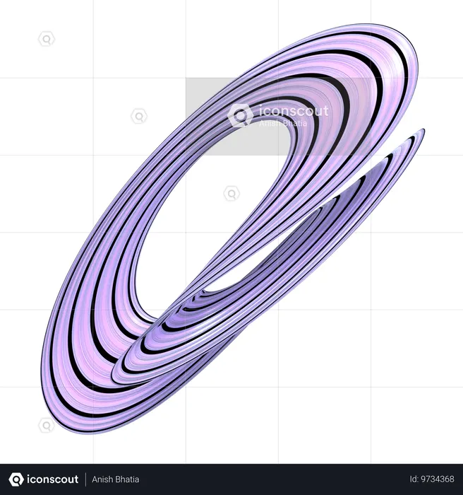 Sci Fi Abstract Shapes  3D Icon