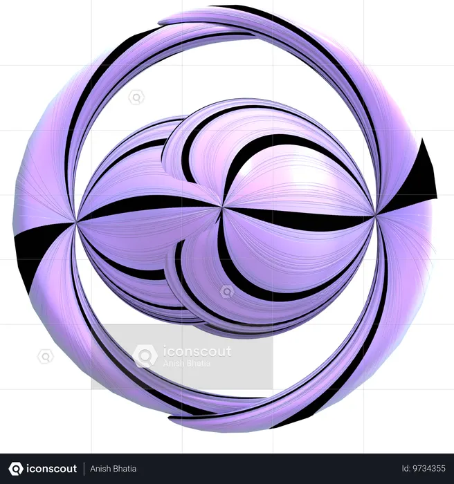 Sci Fi Abstract Shapes  3D Icon