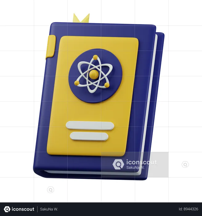 Science Book  3D Icon