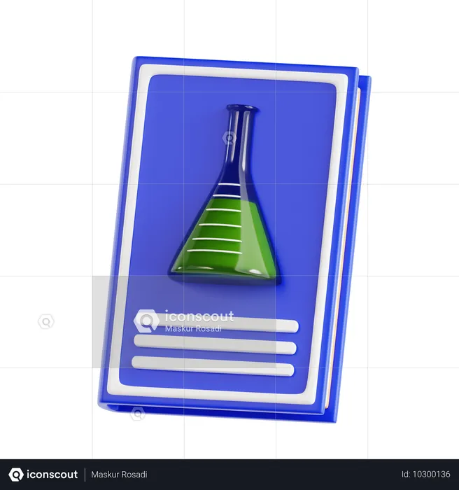 Science Book  3D Icon