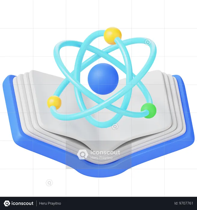 Science Book  3D Icon