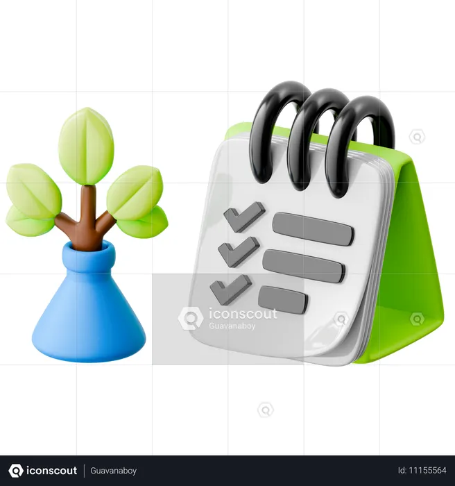 Science List  3D Icon