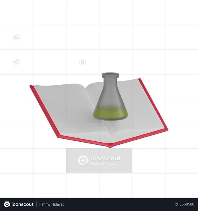 Science Manual  3D Icon