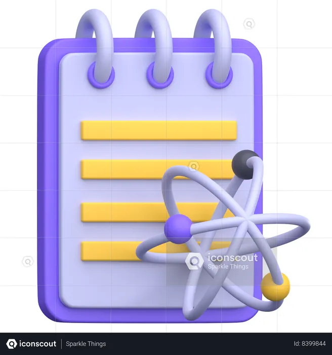 Science Report  3D Icon