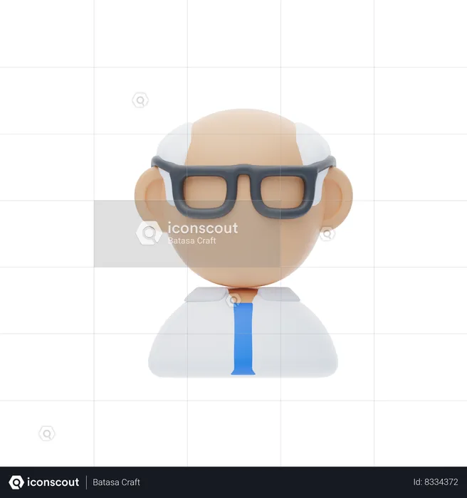 Scientist  3D Icon