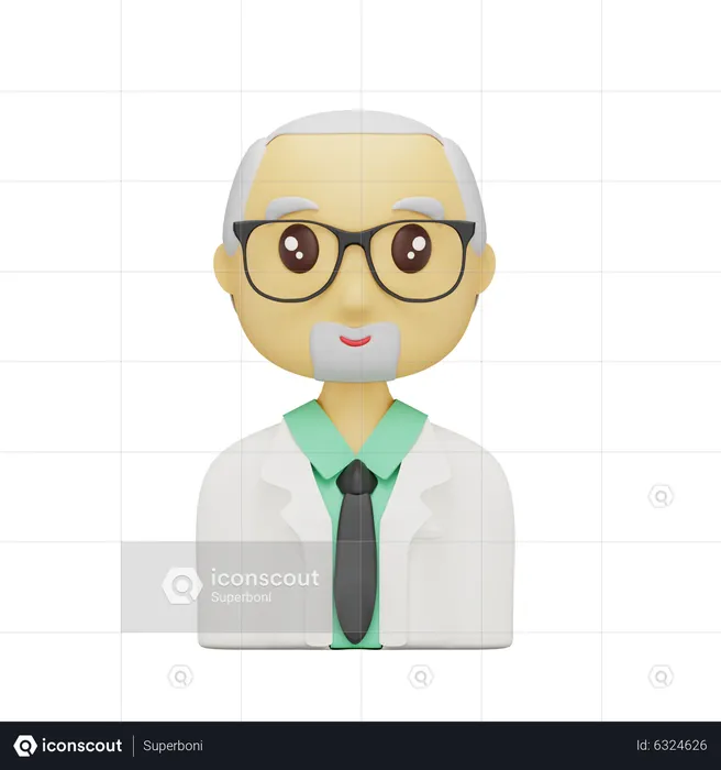 SCIENTIST  3D Icon