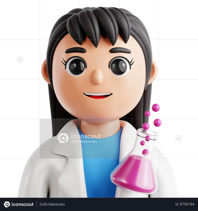 Scientist  3D Icon