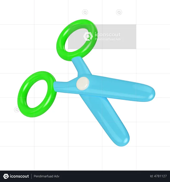 Scissor  3D Illustration