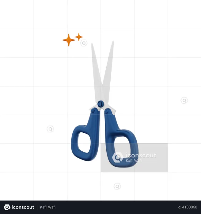 Scissor  3D Illustration