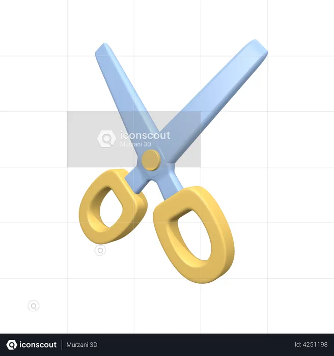 Scissors  3D Illustration