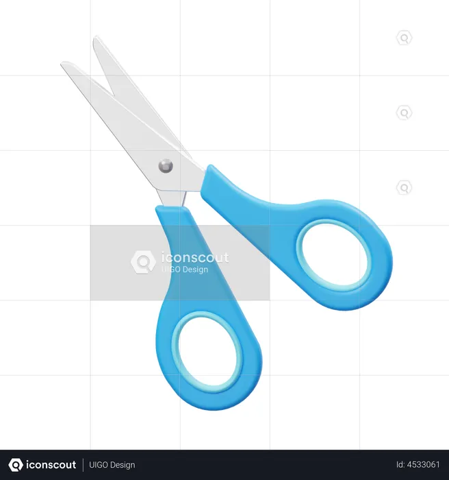 Scissors  3D Illustration