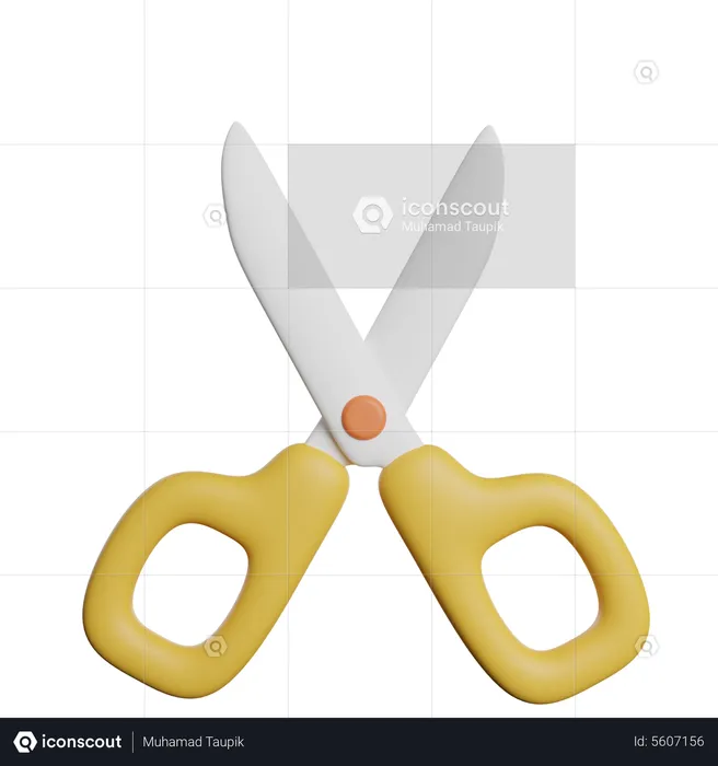 Scissors Cut Lines Icon Badge Place Cutting Stock Vector by