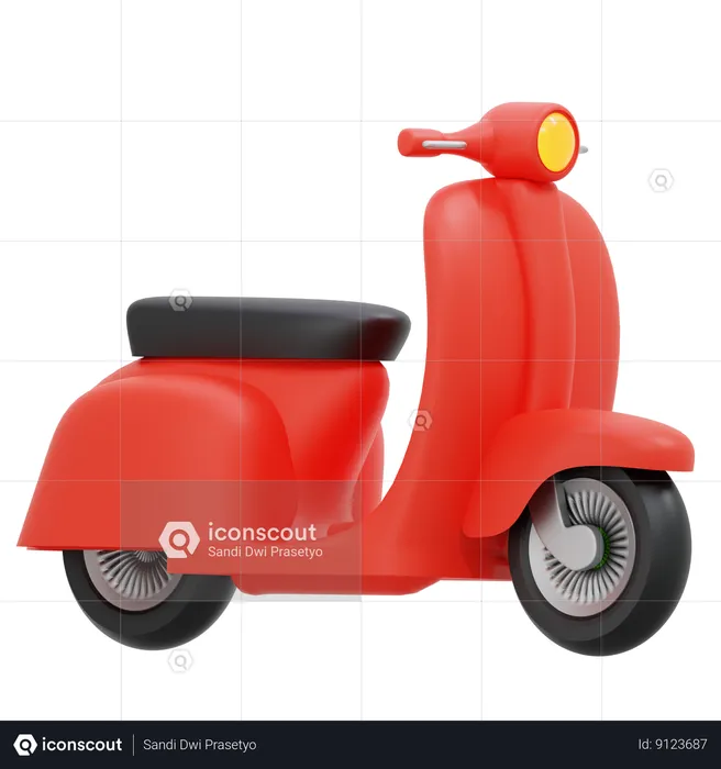 Scooter  3D Icon