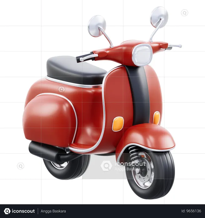 Scooter  3D Icon