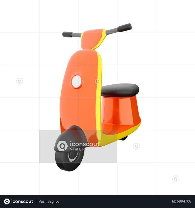 Scooter  3D Icon