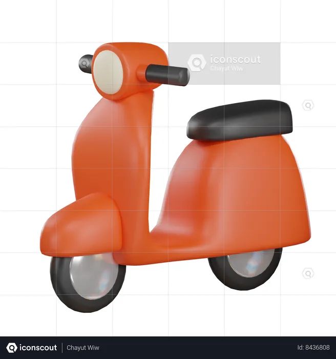 Scooter  3D Icon