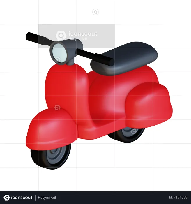 Scooter  3D Icon