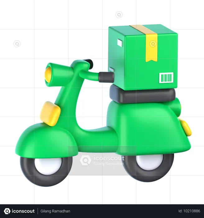 Scooter de reparto  3D Icon