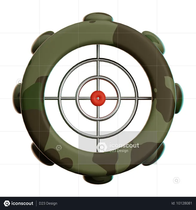 Scope Aim  3D Icon