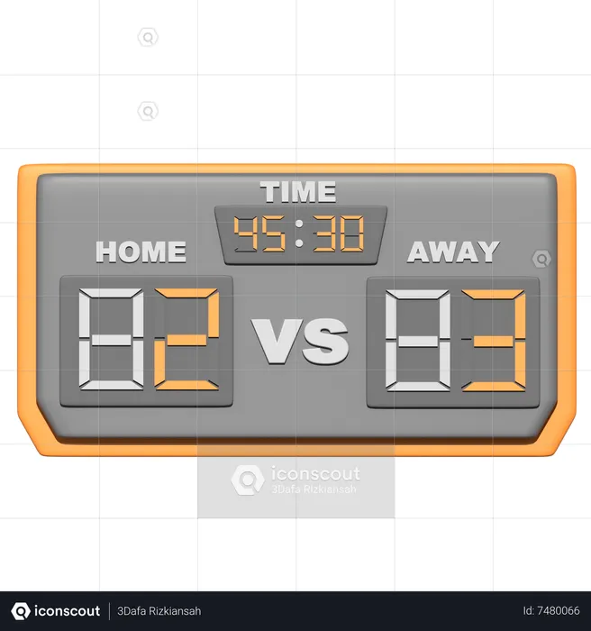 Score Board  3D Icon