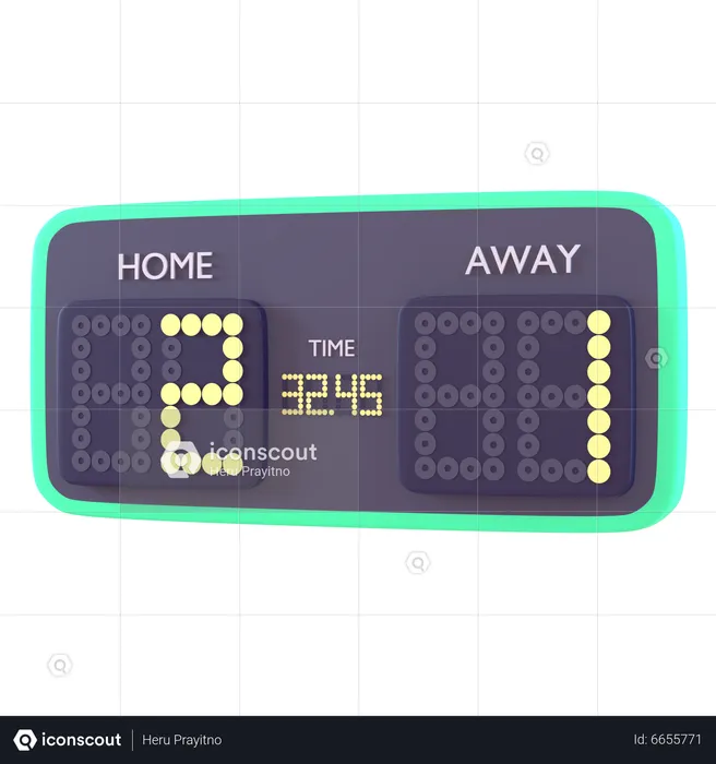 Score Board  3D Icon