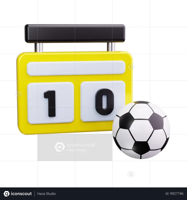 Score Board  3D Icon