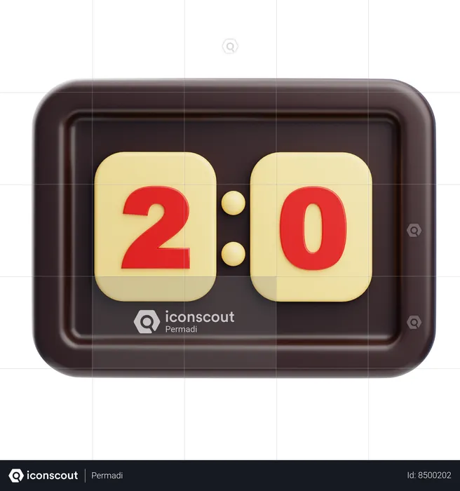 Scoreboard  3D Icon