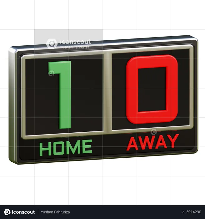 Scoreboard  3D Icon