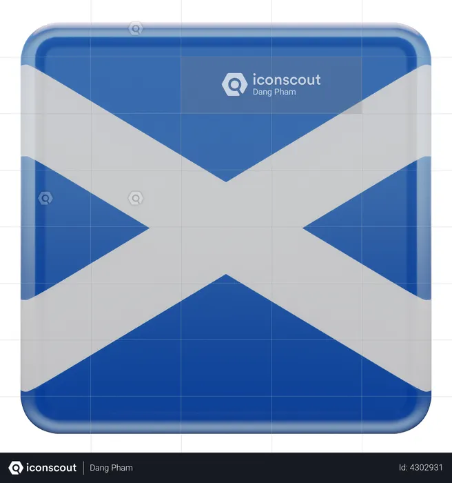 Scotland Flag Flag 3D Flag