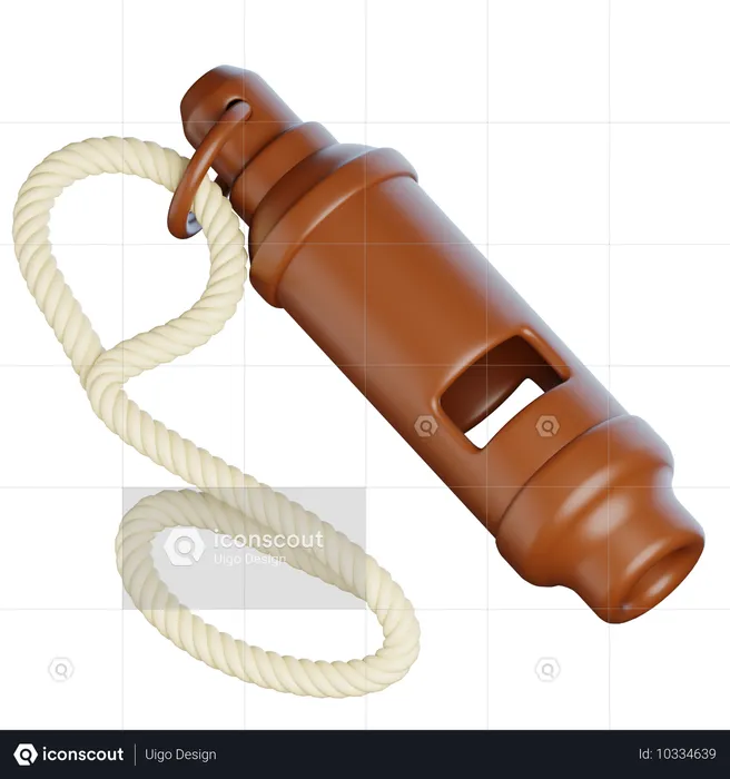 Scout Whistle  3D Icon